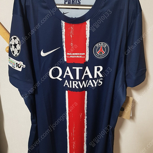 2XL 24 25 파리 생제르망 홈 이강인 오피셜 챔스 풀마킹 새상품 챔결 psg 파리 생제르맹 유니폼 저지 2024 2025 xxl