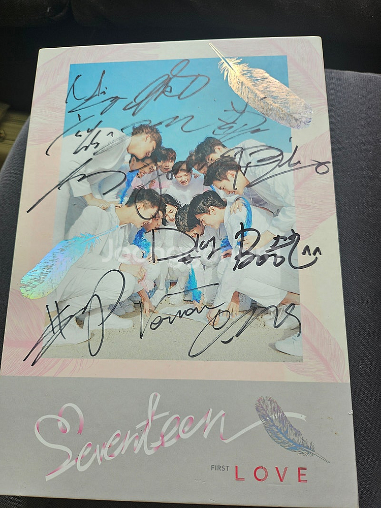 세븐틴 사인cd 1집--0
