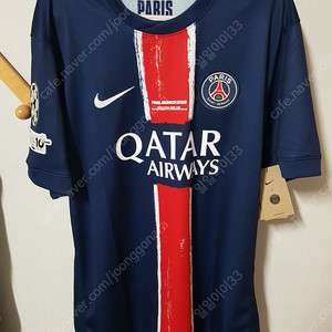 XL 24 25 파리 생제르망 홈 이강인 오피셜 챔스 풀마킹 새상품 챔결 psg 파리 생제르맹 유니폼 저지 2024 2025
