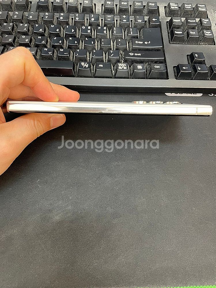 갤럭시S23울트라 크림 256GB 무잔상 상태좋은 중고...--6