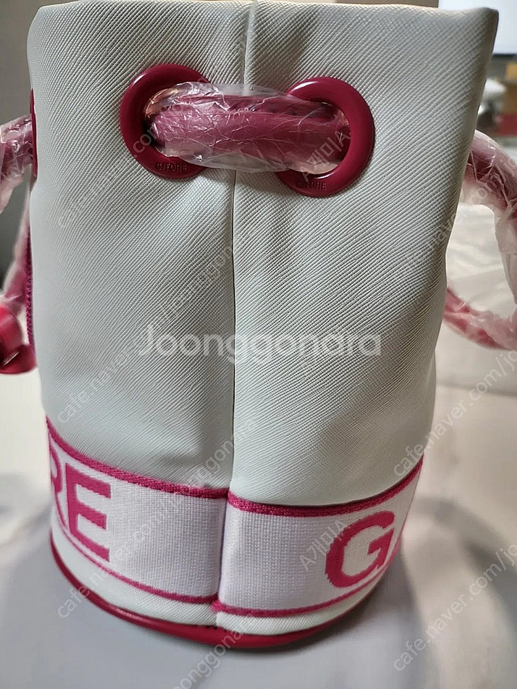 지포어 버킷백 핑크팝니다 골프가방 파우치 볼가방 토트백...--3