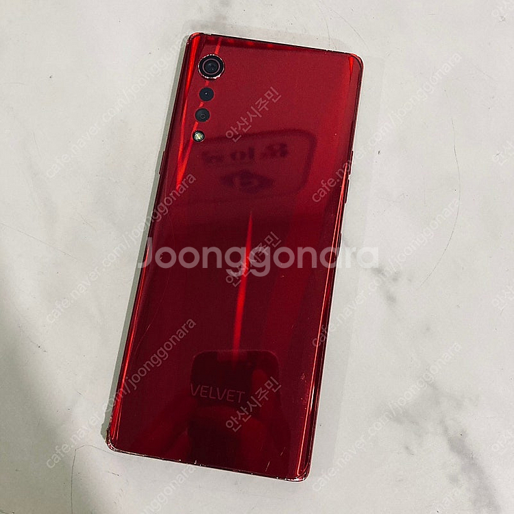 LG 벨벳 G9 레드 128기가 액정깨끗! 8만8천원 ...--2