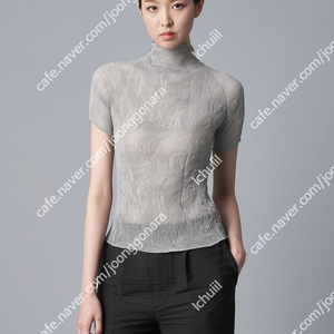 이세이미야케 쉬폰 탑,플리츠플리즈 ~