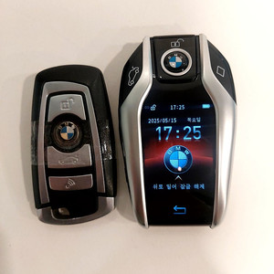 BMW F바디 2015년식 구형 스마트키를 프리미엄 디지털 LCD 키로 감성 개조 완료!