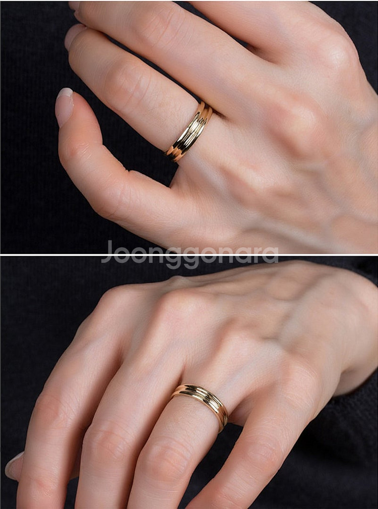 G.Earrings 오목라인 커플링 11.5호 18k옐...--3