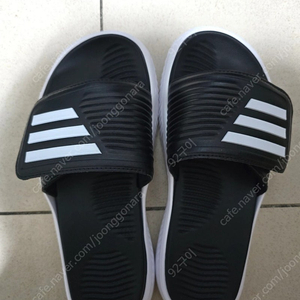 [미사용/택포가격] 아디다스 알파리스폰스2.0/알파바운스 슬리퍼 255mm