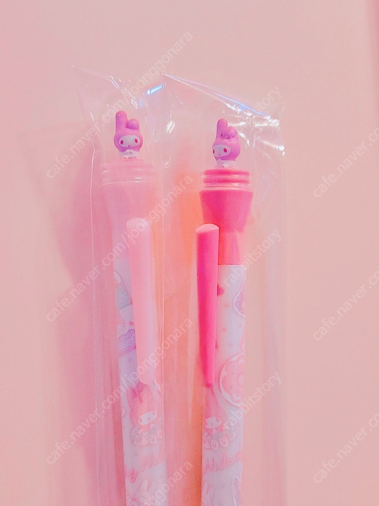 산리오 마이멜로디 피규어 샤프 움직이는 볼펜 미개봉 새상품--4