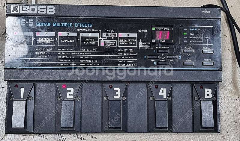 빈티지명기 BOSS me-5 일렉기타 이펙터--0