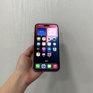 98579 아이폰16플러스 핑크 128GB 부산 중고폰 팝니다 85만원