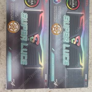 게일 ddr4 램 16기가(8기가 2개) 화이트 튜닝램 서린정품 미개봉