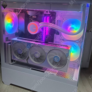 5800X3D RTX 4080 SUPER 화이트 초고사양 게이밍 컴퓨터