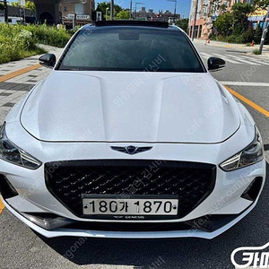 중고차 G70 2.2D 엘리트 2019 년식 흰색 중고자동차 가격