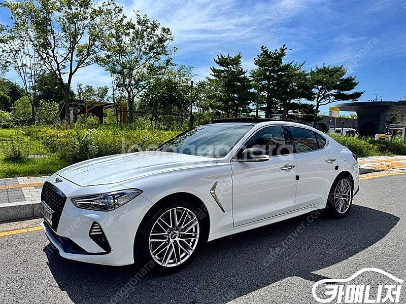 중고차 G70 2.2D 엘리트 2019 년식 흰색 중고...--2