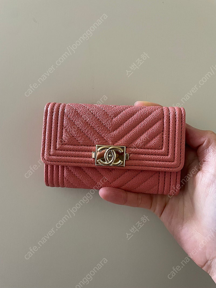 샤넬보이카드지갑 이미지