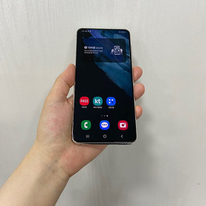 40255 갤럭시S21 화이트 256GB 부산 중고폰 팝니다 18만원