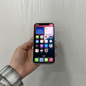 98273 아이폰12미니 화이트 128GB 부산 중고폰 팝니다 23만원