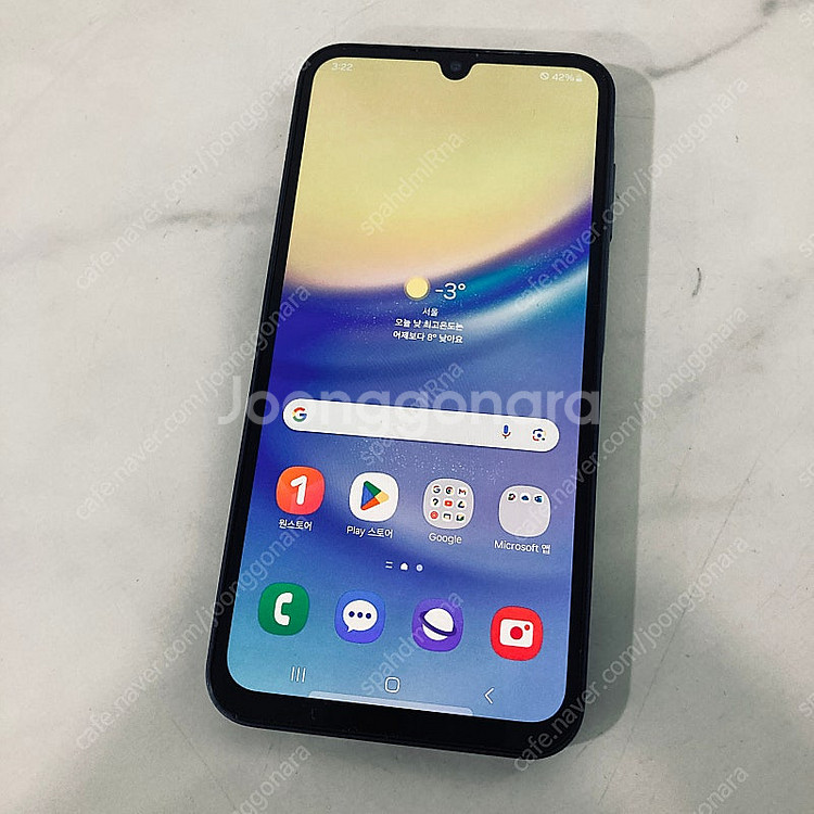 갤럭시 버디3 블루 128기가 액정S급 매우깔끔한기기 10만원 판매합니다!--2