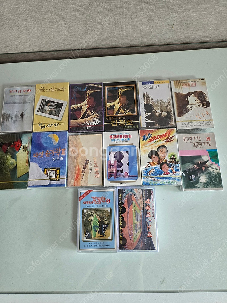 레트로 미개봉 카세트테이프 65개 일괄--3