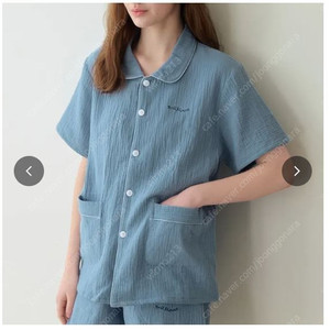 Boil house 보일하우스 Wavy Pocket Pajamas L사이즈 (블루)