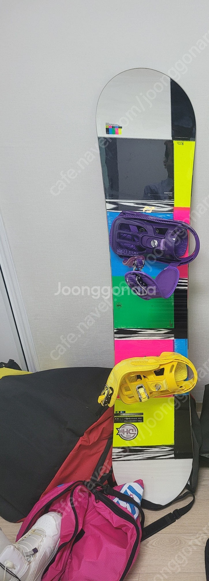 RIDE DHK 스노우보드 여자 풀세트 142cm 23...--0