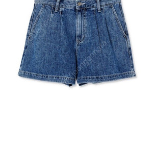 타낫 턱 데님 쇼츠 tuck denim shorts 스몰