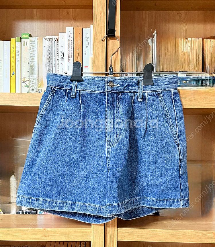 타낫 턱 데님 쇼츠 tuck denim shorts 스...--1