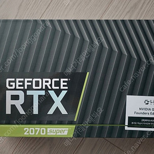 RTX2070 super fe s급(as남음)