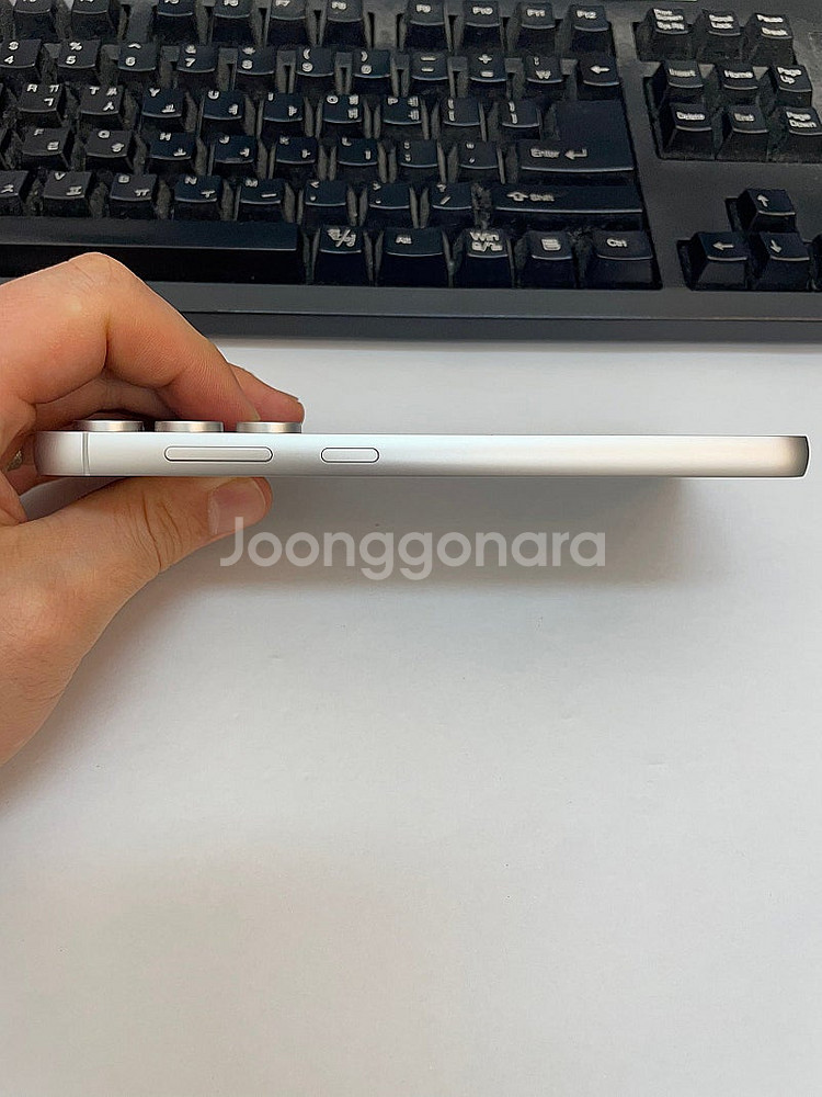 갤럭시S23FE 퍼플 256GB 무잔상 상태좋은 중고3...--4