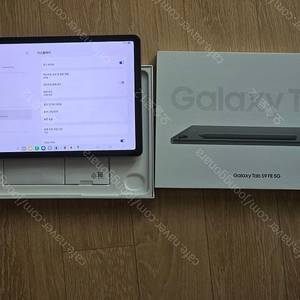 갤럭시탭 s9fe 5g 256기가, A급 박스풀셋, 최초 통화일 없음. 최고사양입니다.sm-x516n