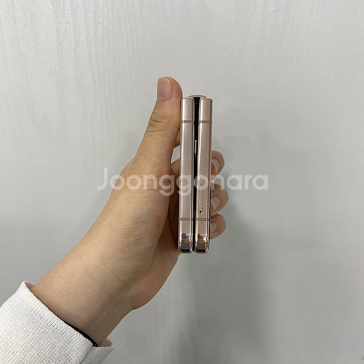 96563 갤럭시Z플립4 핑크골드 256GB 부산 중고...--3
