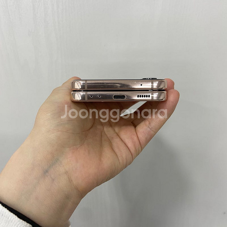 96563 갤럭시Z플립4 핑크골드 256GB 부산 중고...--4