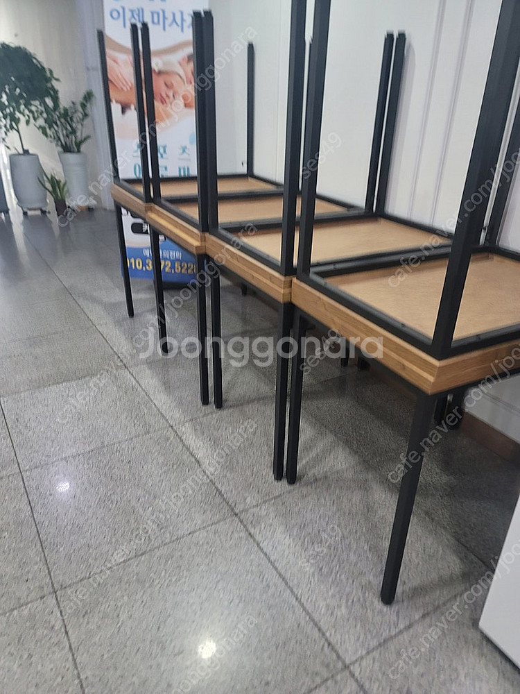 스터디카페 책상 의자--2