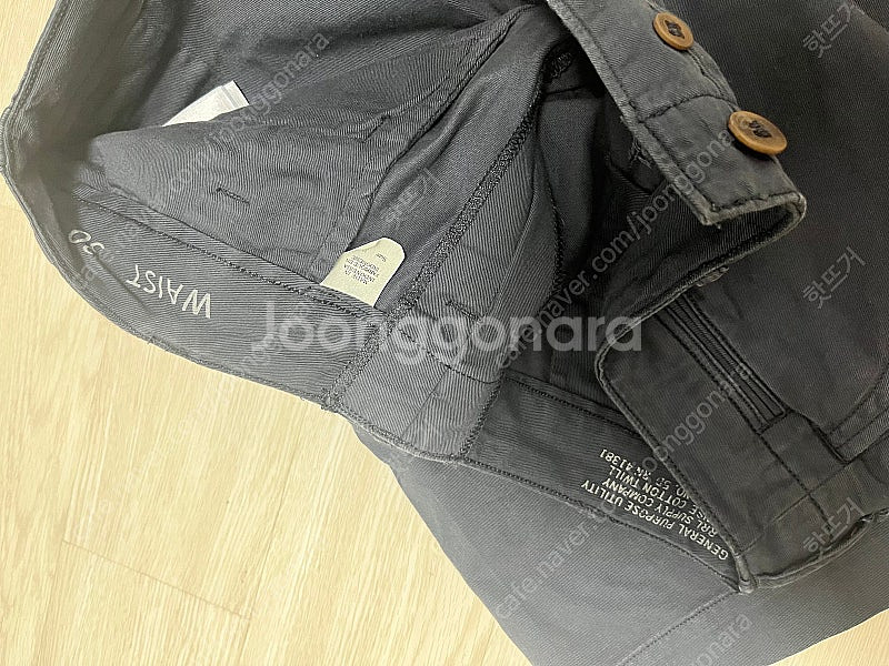 RRL 가먼트 다이 치노 쇼트 30--5