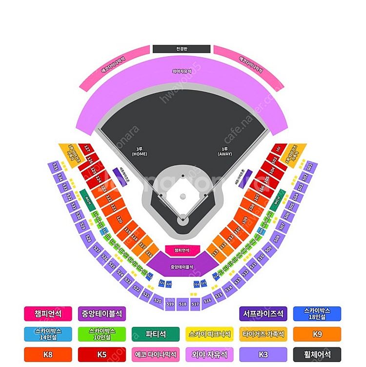 [최저가] 기아타이거즈 vs 한화이글스 8월 2일 (토...--0