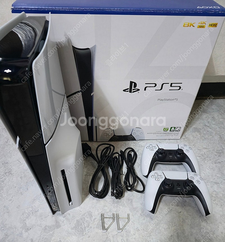 PS5 2018A 플스5 슬림 디스크+추가듀얼센스--1