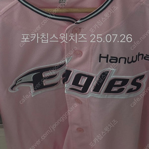 한화 이글스 핑크 유니폼 100사이즈