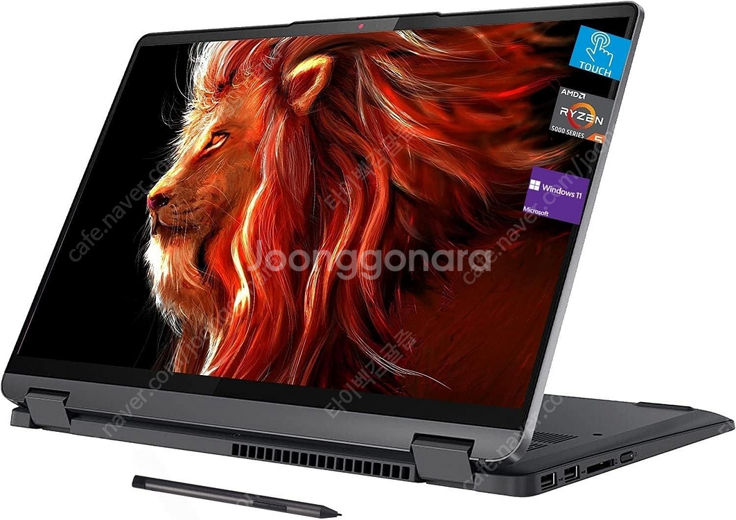 레노버 5500U 노트북 2in1 터치 14인치 랩탑 ...--4