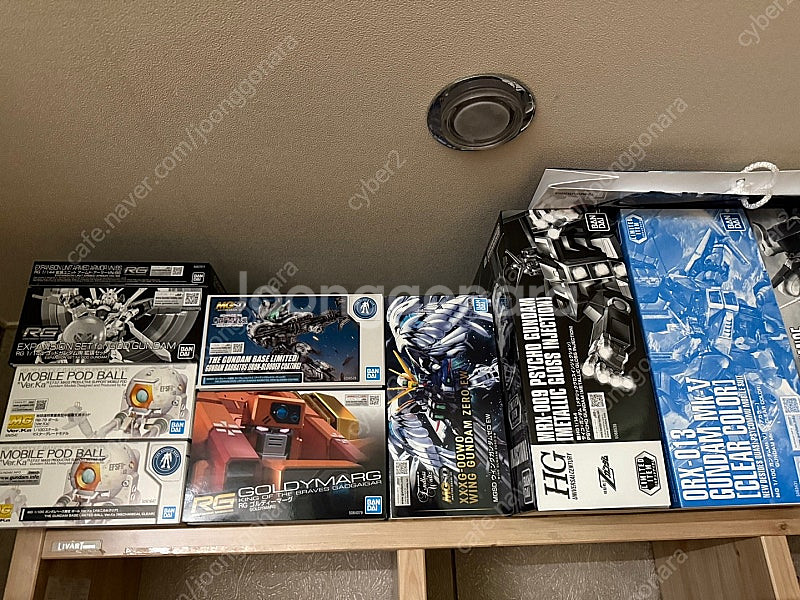 건프라 RG건담2.0 건담베이스컬러, MG건담 마크V 클리어, RG아카츠키 오오와시, HG 바이아란 클리어, 캠퍼어...--0
