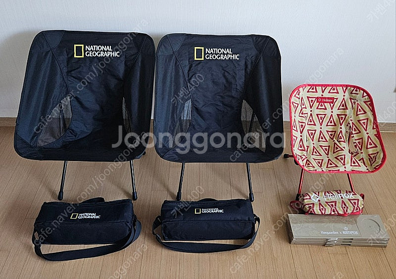 내셔널지오그래픽 캠핑의자 , 헬리녹스 캠핑의자 , 호가...--0