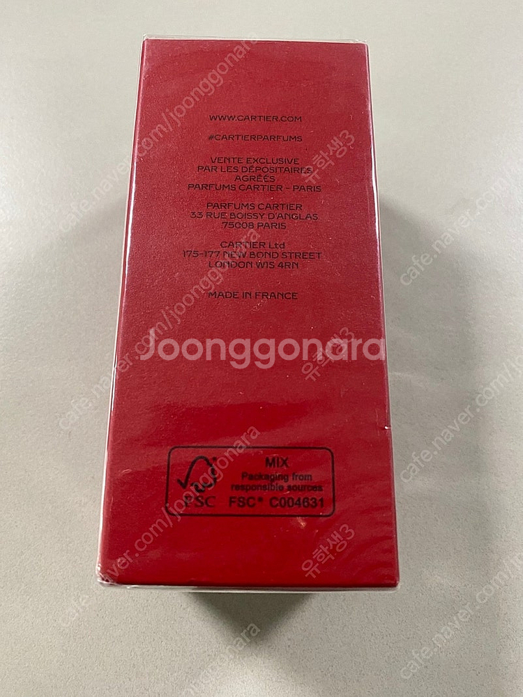 남성 미개봉 새제품 까르띠에 향수 100ML 파샤 드 ...--1