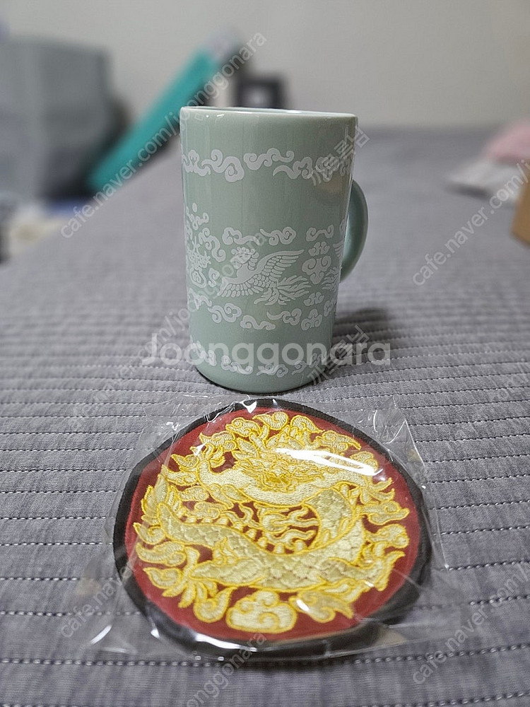 오버워치 한복 메르시 머그&코스터 팝니다.--2