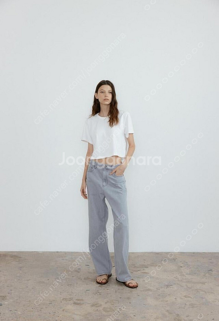 타낫 토프트 와이드 데님 S 택달린 새상품--1