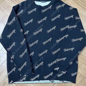 발렌시아가 로고 니트 L