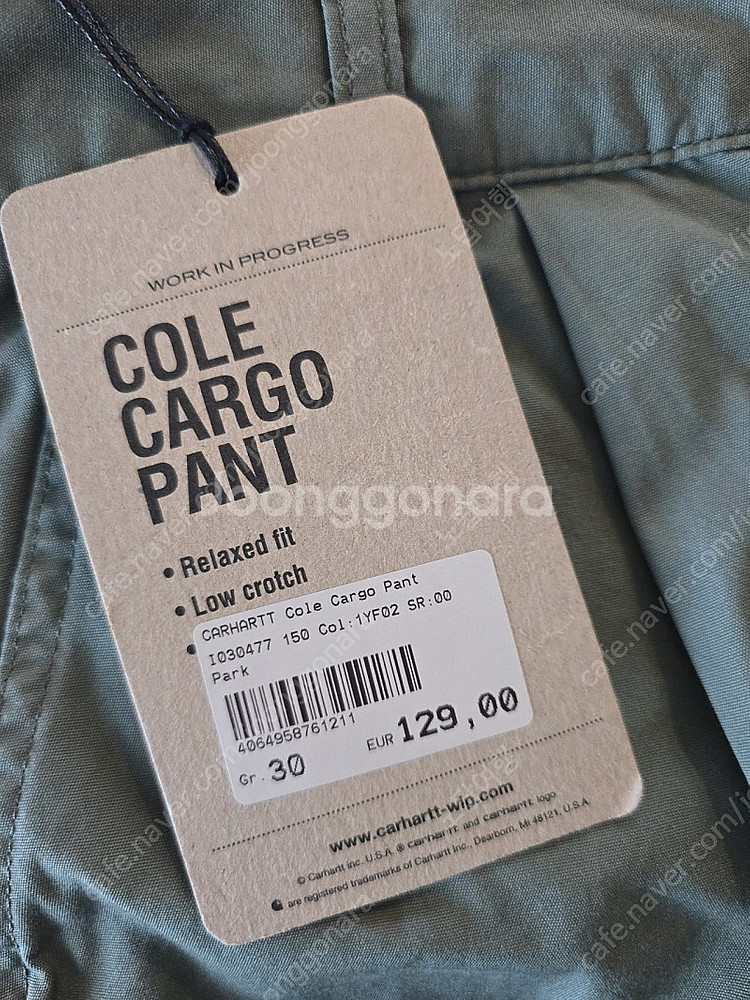 칼하트 Cole Cargo 팬츠 30--3