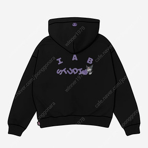 [2XL]아이앱 스튜디오 쿠로미 후디 블랙