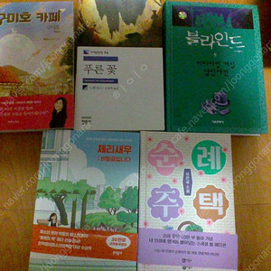 소설책 5권 개별로 판매합니다 (창4동, 중계동 은사 직거래)