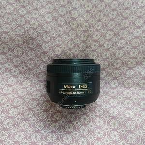 Nikon 니콘 af-s 35mm 렌즈 만.