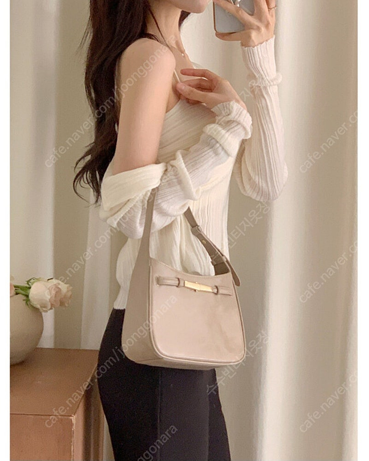 [새상품] 크로스 니트 꼬임 나시가디건 세트(정가4.2)--3