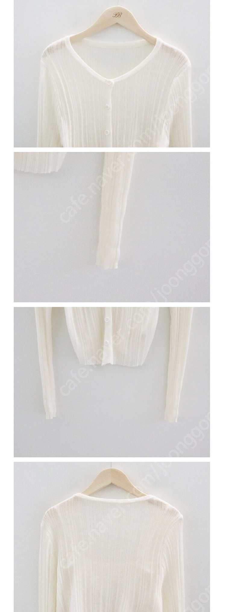 [새상품] 크로스 니트 꼬임 나시가디건 세트(정가4.2)--5