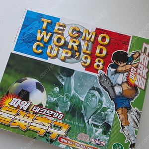 레트로 축구게임의 전설, 테크모98 테크모 월드컵 98 정품 CD 팝니다 tecmo world cup